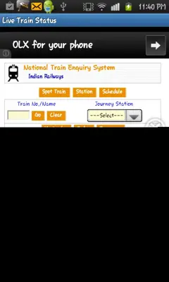 Live Train Status android App screenshot 5