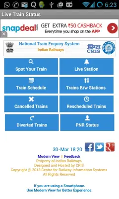 Live Train Status android App screenshot 6